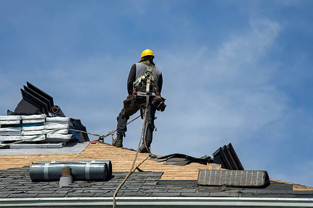 Professional Roof Replacement technician working in Forest, IN